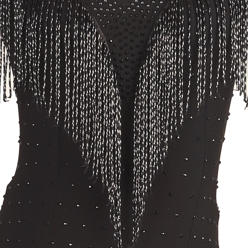 Новинка Платье для латиноамериканских танцев выступлений Женская юбка взрослых