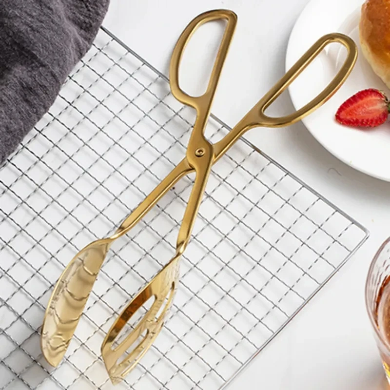 

Золотые, серебряные, скандинавские буфетные щипцы типа Ins из нержавеющей стали, быстрое питание, сервировка пирожных, салатов, инструмент для выпечки