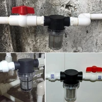 202532mm irrigation pipe filter garden in line water pump purification tool