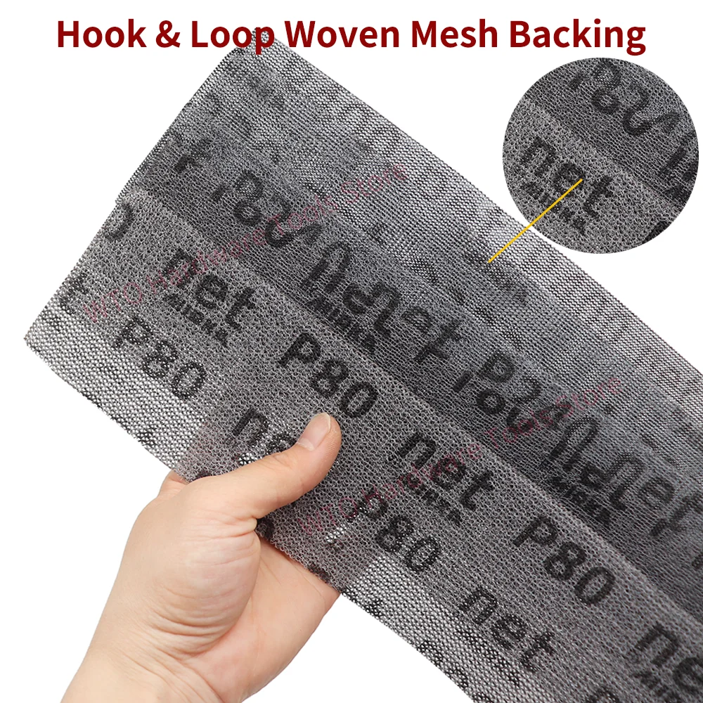 50 шт. сетчатые шлифовальные диски без пыли 70x420 мм противоблокирующая сетка на