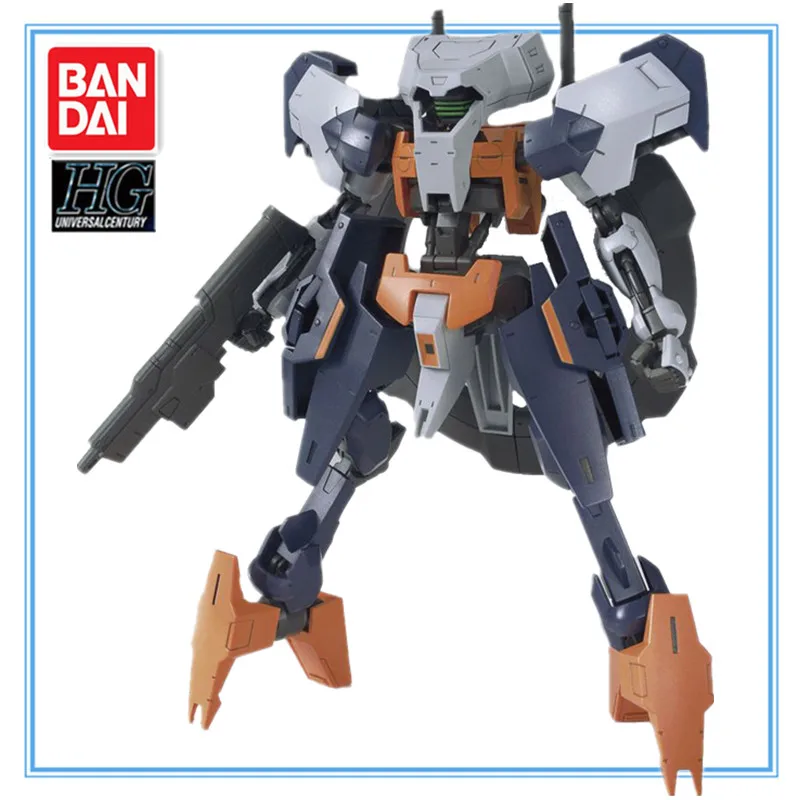 

New Bandai Original Gundam Model Kit Anime Figure HG IBO 1/144 HUGO Action Figures Toys Collectible Ornaments Gifts for Children