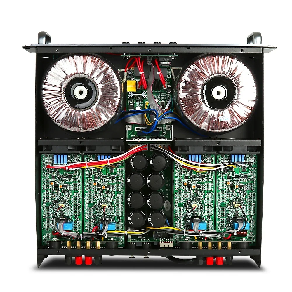 Biner 11000S 4-канальный 1100 Вт * 4 усилитель мощности звука 2U профессиональный высокой