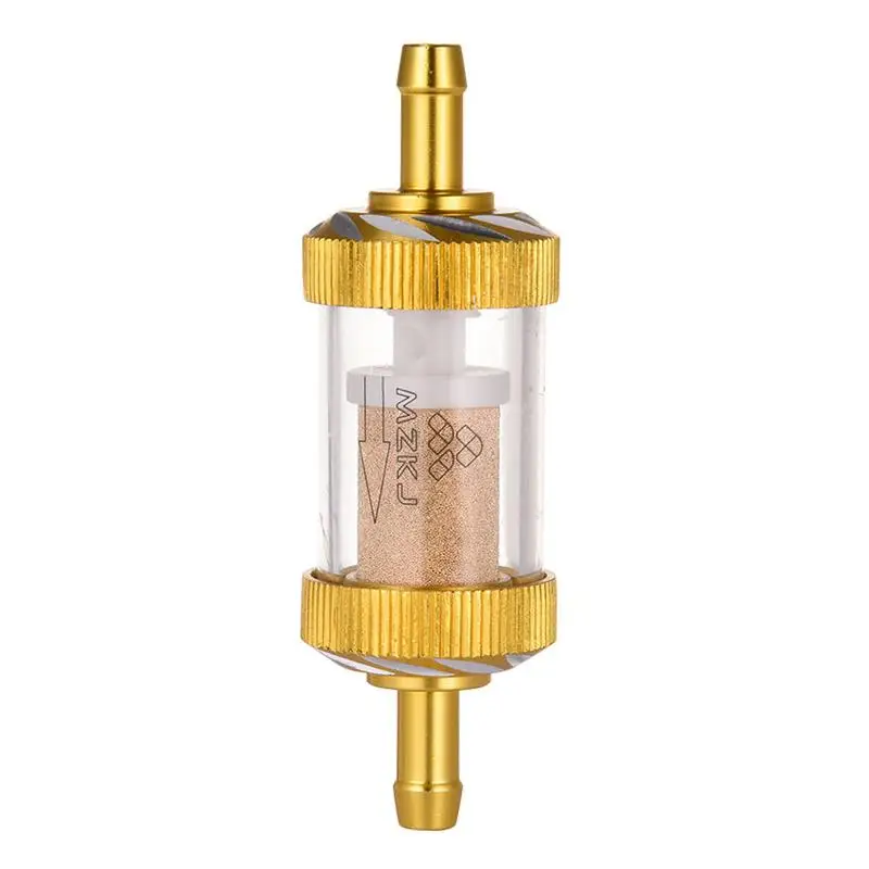 

Motorcycle Modified Metal Oil Filter Detachable Transparent Glass Filter Easy To Install For Oil Filter For Scooter Motorcycle