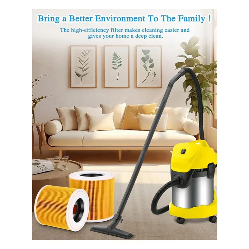 Картридж для пылесоса Karcher WD3 Premium WD2 WD1 MV3 MV2 WD 3 P шт.