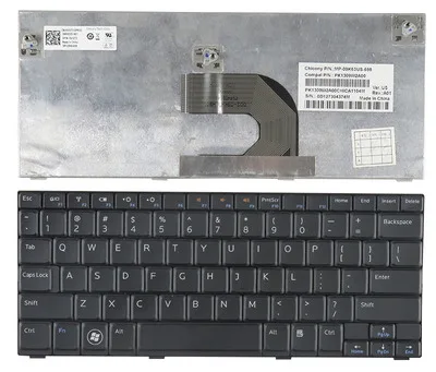 Английская клавиатура для ноутбука DELL Inspiron Mini 10-1012 1014 1018 P04T P01T Английская клавиатура для ноутбука DELL Inspiron Mini 10-1012 1014 1018 P04T P01T