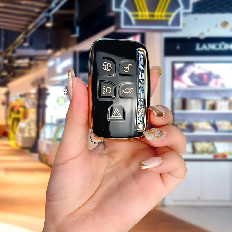 Чехол из ТПУ для автомобильного дистанционного ключа, чехол для Land Rover Range Rover Discovery Evoque Sport Velar для Jaguar XE E-Pace, аксессуары