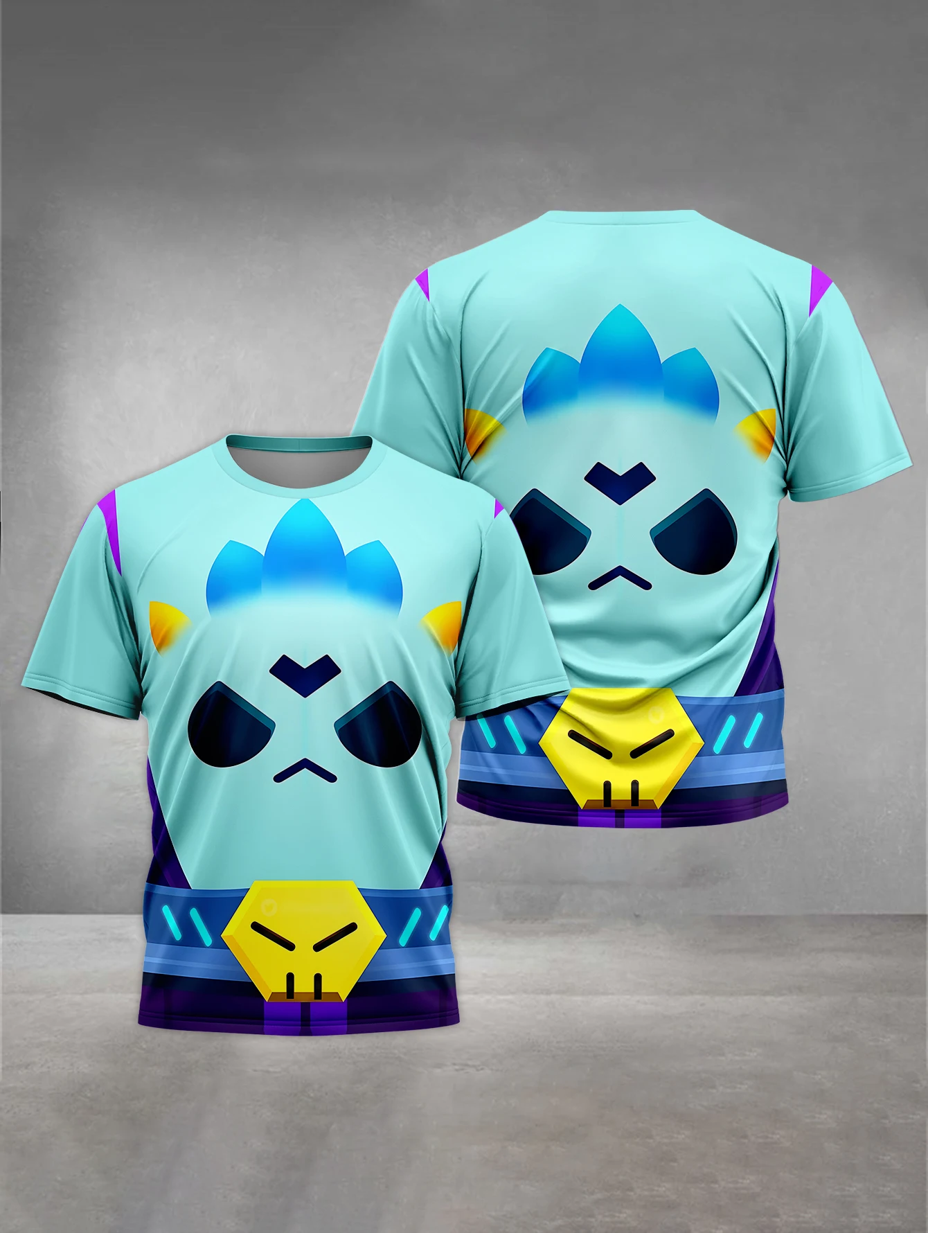 Spike Leon sandy Print Baby Clothing 5 to 14 Years Male Outdoor Clothes for Children Boy Girl Child T-Shirt Top Shirts