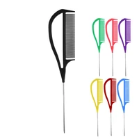 highlighting hair comb abs weaving highlighting foiling hair comb for salon dyeing tail combs brush separate parting for hair