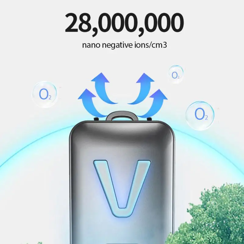 

Car Air Purifiers portable air purifier 28 million negative ion necklace portable oxygen bar hanging neck purifier