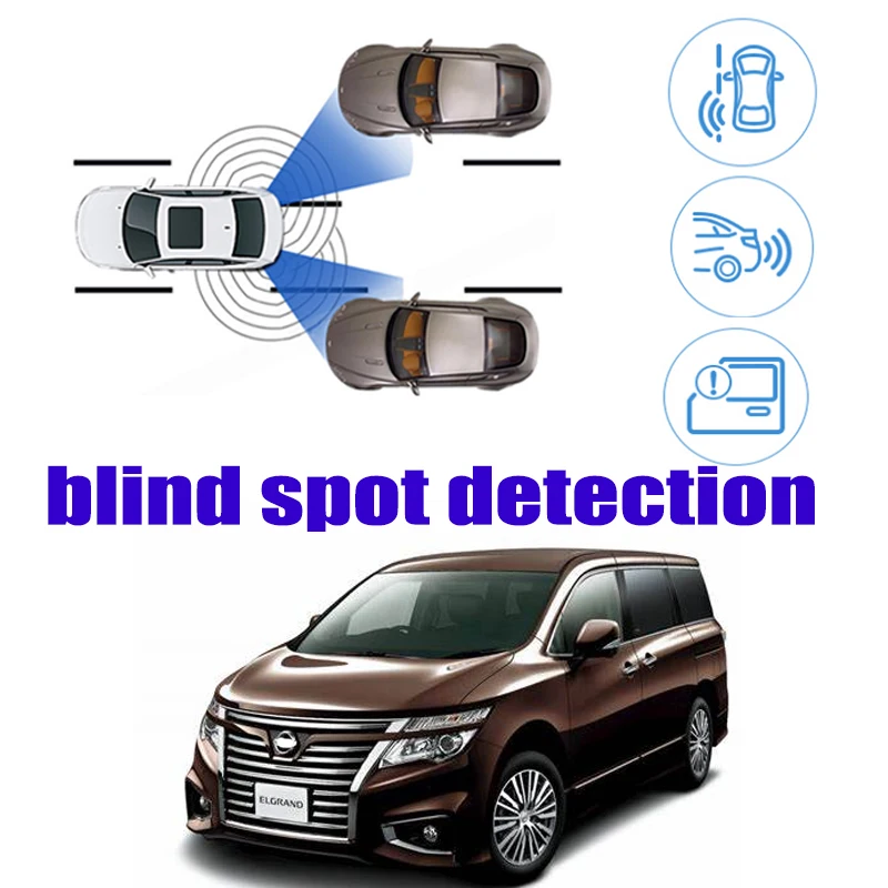

Зеркало заднего вида для Nissan Quest Elgrand RE52 2010 ~ 2017, предупреПредупреждение о слепой зоне