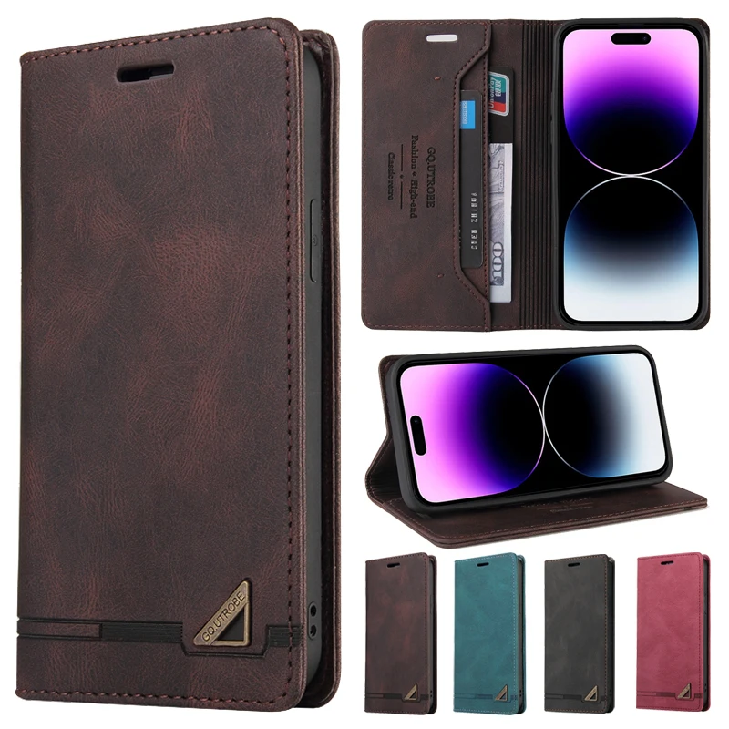 

Wallet Anti-theft Leather Case For iPhone iPhone 14 Pro Max SE 2022 13 Pro Max 12 Pro Max 11 Pro Max X XS XR XS Max 8 Plus 7 6S