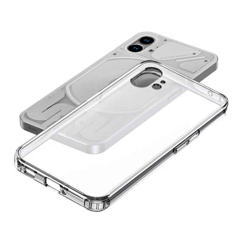 

2022 NEW Phone Case For Nothing Phone Transparent Cover Nothing Thin PC Soft and Hard Case Nothing 1 Drop-resistant Shell