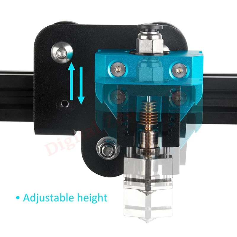 

3D Printer All Metal Mount Adapter Fixed Blocks Compatible with E3D V6 Hotend for Creality Ender 3 V2 Ender3 Pro Ender 5 Pro