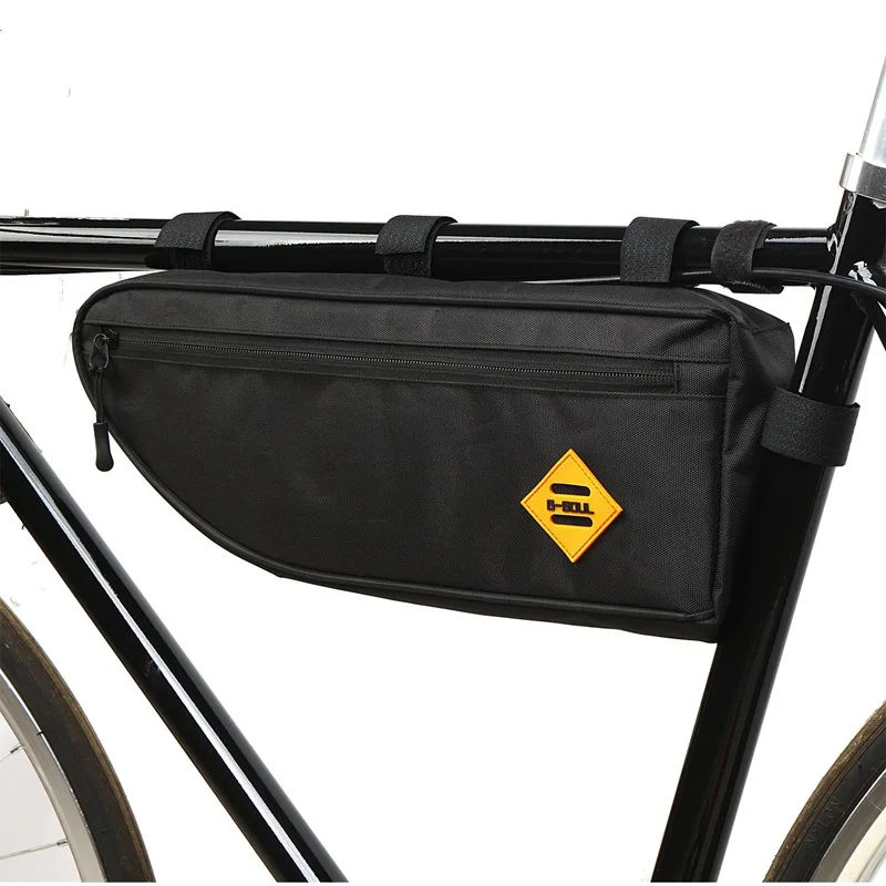

B-SOUL Waterproof Bicycle Triangle Bag Bike Frame Front Tube Bag Large capacity Cycling Pannier Packing Pouch Accessories