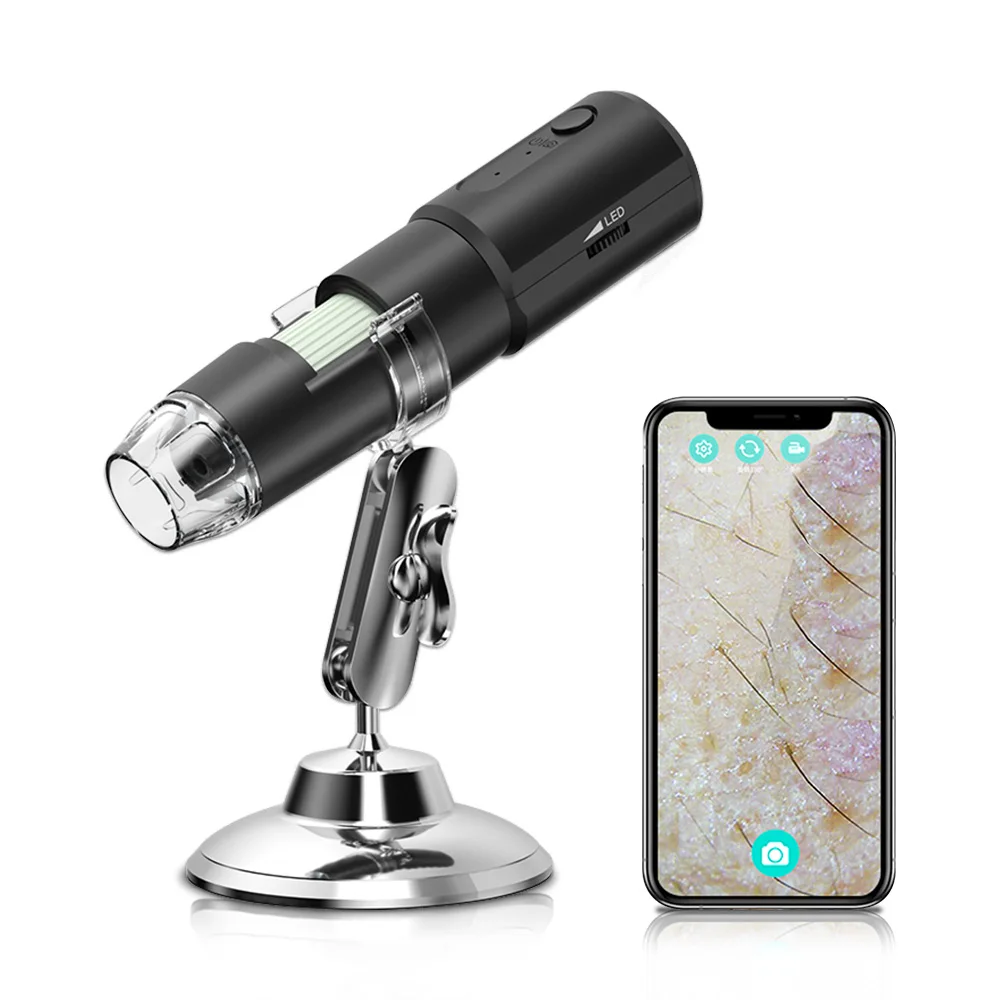 Magnification Adjustable Endoscope WIFI 50x To 1000x Digital