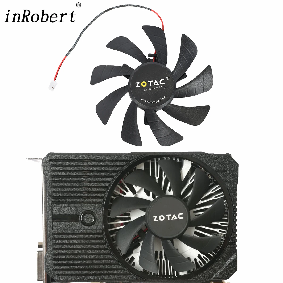 Кулер для видеокарты Zotac GeForce GTX 1050 1050Ti Mini 1650 OC GDDR6