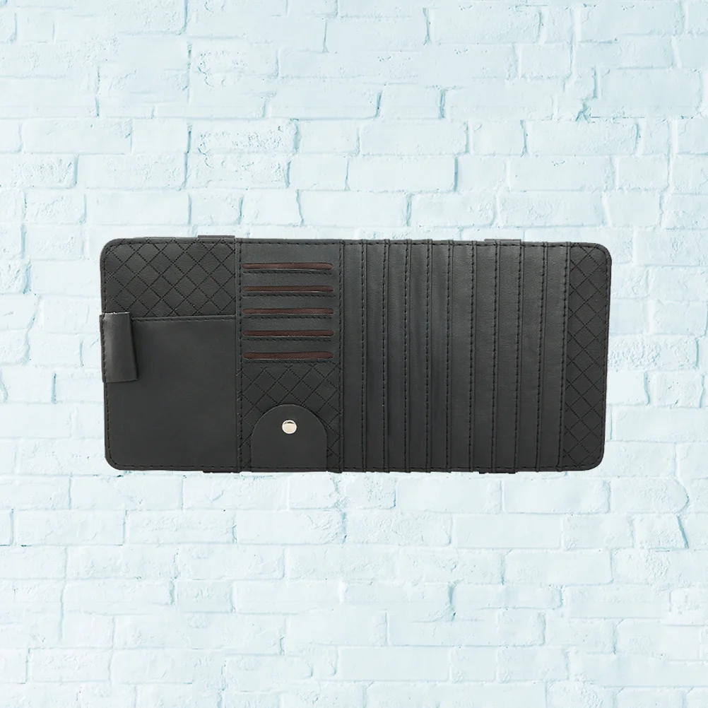 

Sun Visor Bag Sunvisor Cars Storage Pocket Organzier Holder Case License DVDs Auto Organizer
