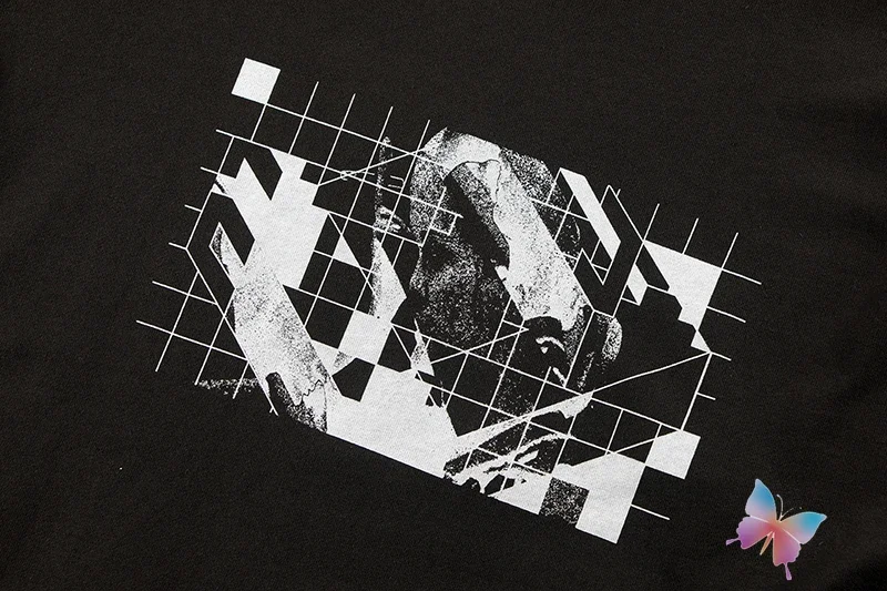 Повседневный уличный Свитшот 24ss CE топы с геометрическим принтом круглым вырезом