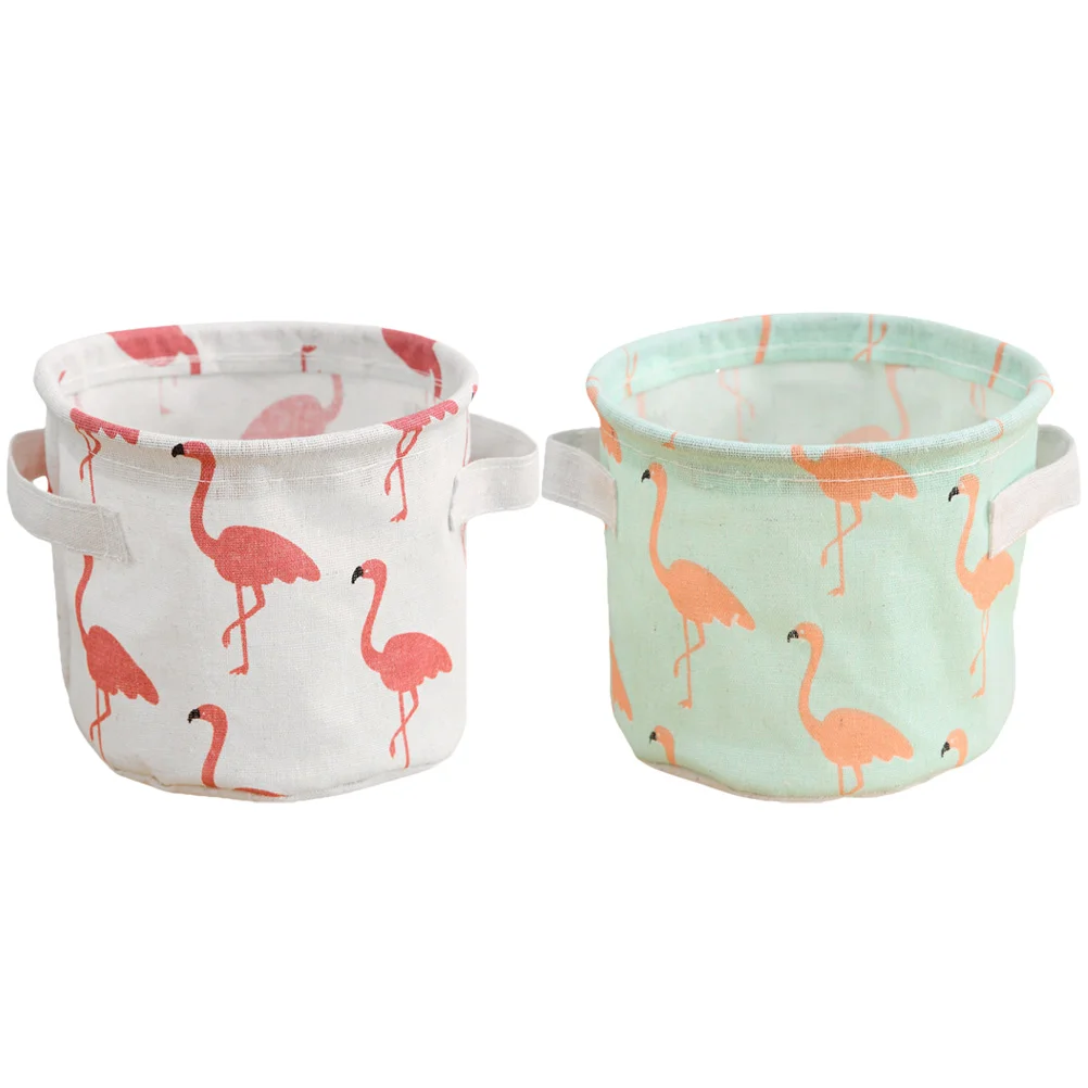 

Storage Basket Bins Baskets Organizer Fabric Closet Collapsible Bin Desktop Linen Toy Cube Foldable Hamper Mini Canvas Nursery