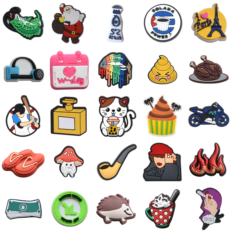 

Girl Decorations for Croc Boy Wholesale Bulk Shoes Accessories Packs Women Charm Kids Gifts Men Para Pins Shoe Charms Set Jeans