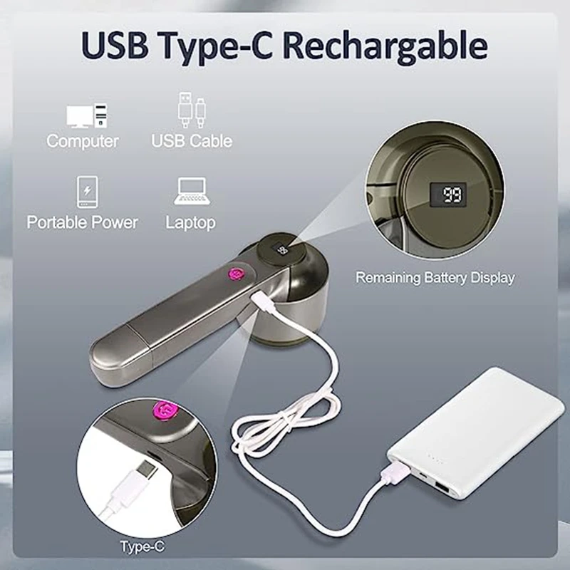 Бритва для ткани перезаряжаемая электрическая бритва удаления ворса черная пуха