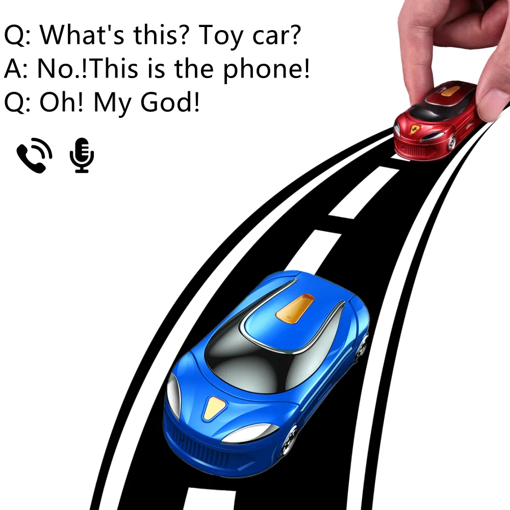 SERVO маленькая флип-карта в форме автомобиля разблокированная Bluetooth циферблат