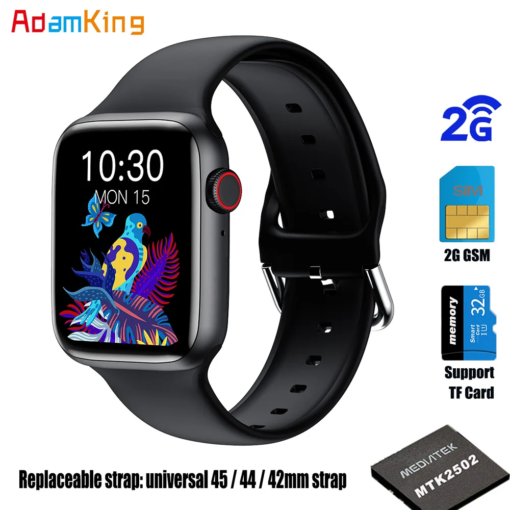 2022 New Smart Watch Music Play Support Sim TF Card Heart Rate Monitor Women Men Sports Smartwatch For IOS Android Phone PK G11