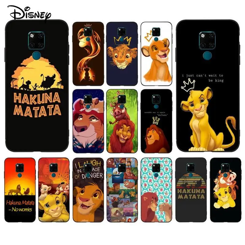 

Disney the lion king Simba nala Phone Case for Huawei Mate 20 10 9 40 30 lite pro X Nova 2 3i 7se