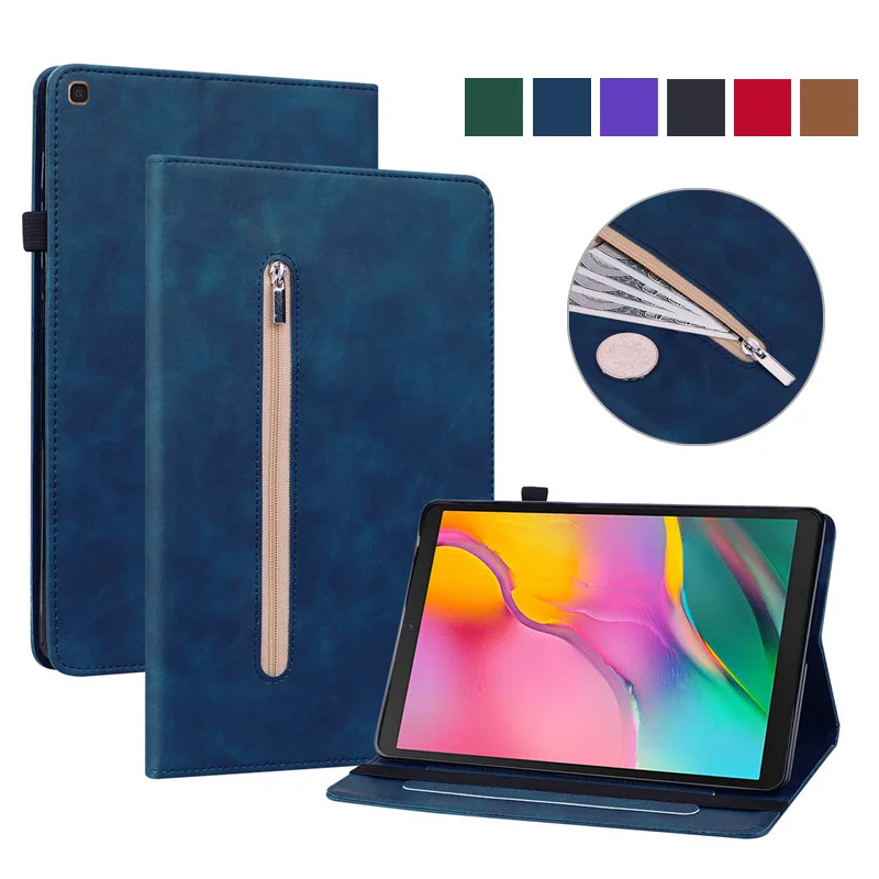 

Чехол для Samsung Galaxy Tab A 10 1 2019, модный кожаный чехол-кошелек на молнии, чехол для Galaxy Tab A 10,1 2019 sm t510 t515, чехол