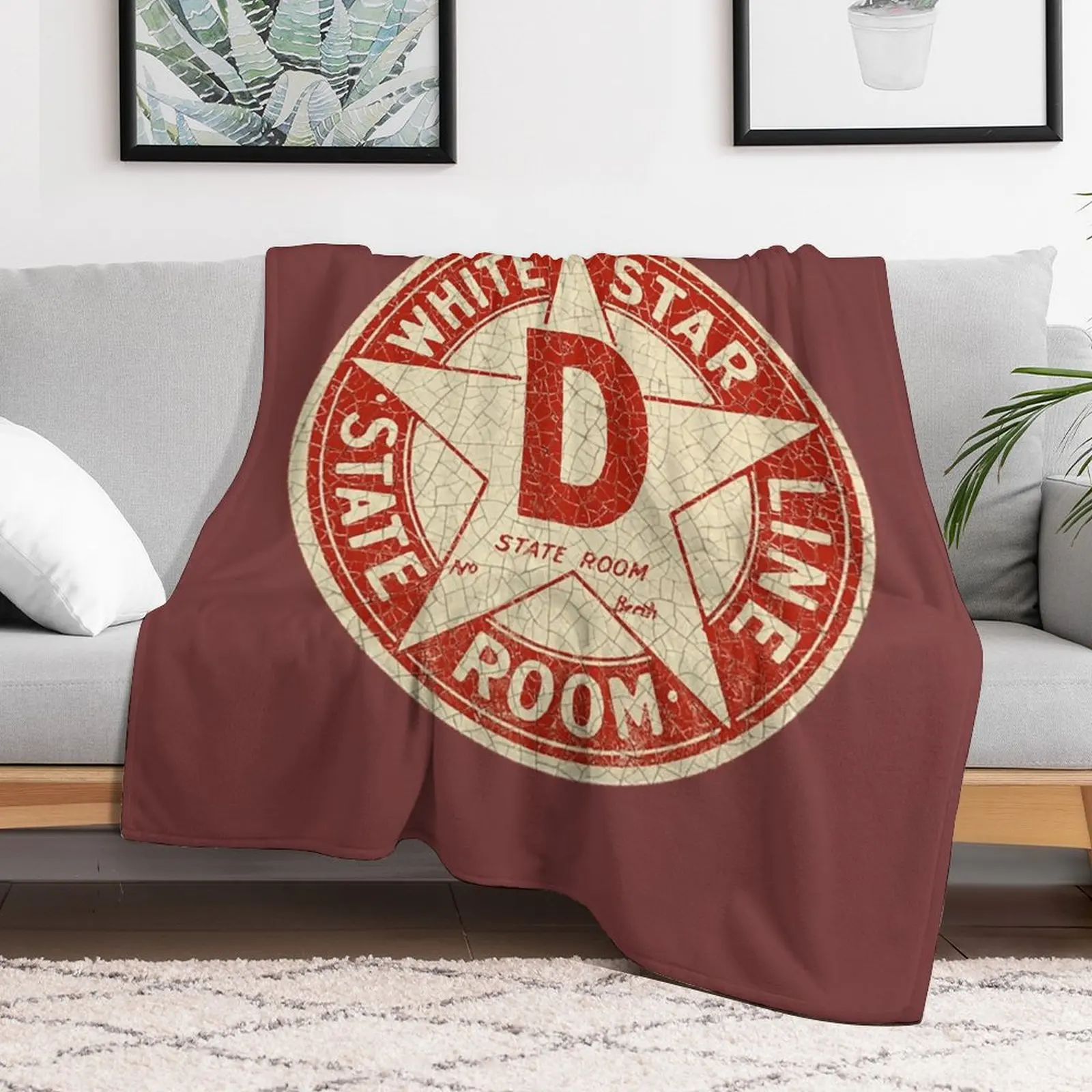 Новая футболка с белой звездной линией белая звезда одеяло со значком тяжелое