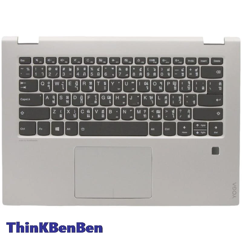 TH тайская клавиатура минеральный серый верхний корпус подставка для рук Lenovo Yoga 520