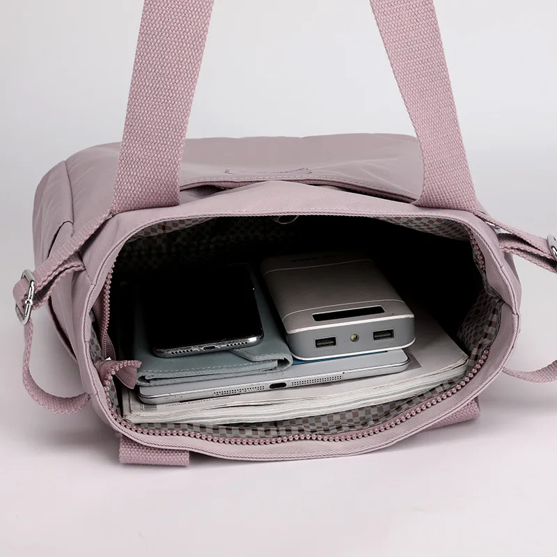 New Women's Bags Fashion Casual Student Handbag Large Capacity Nylon Shoulder Bag Tote Bag