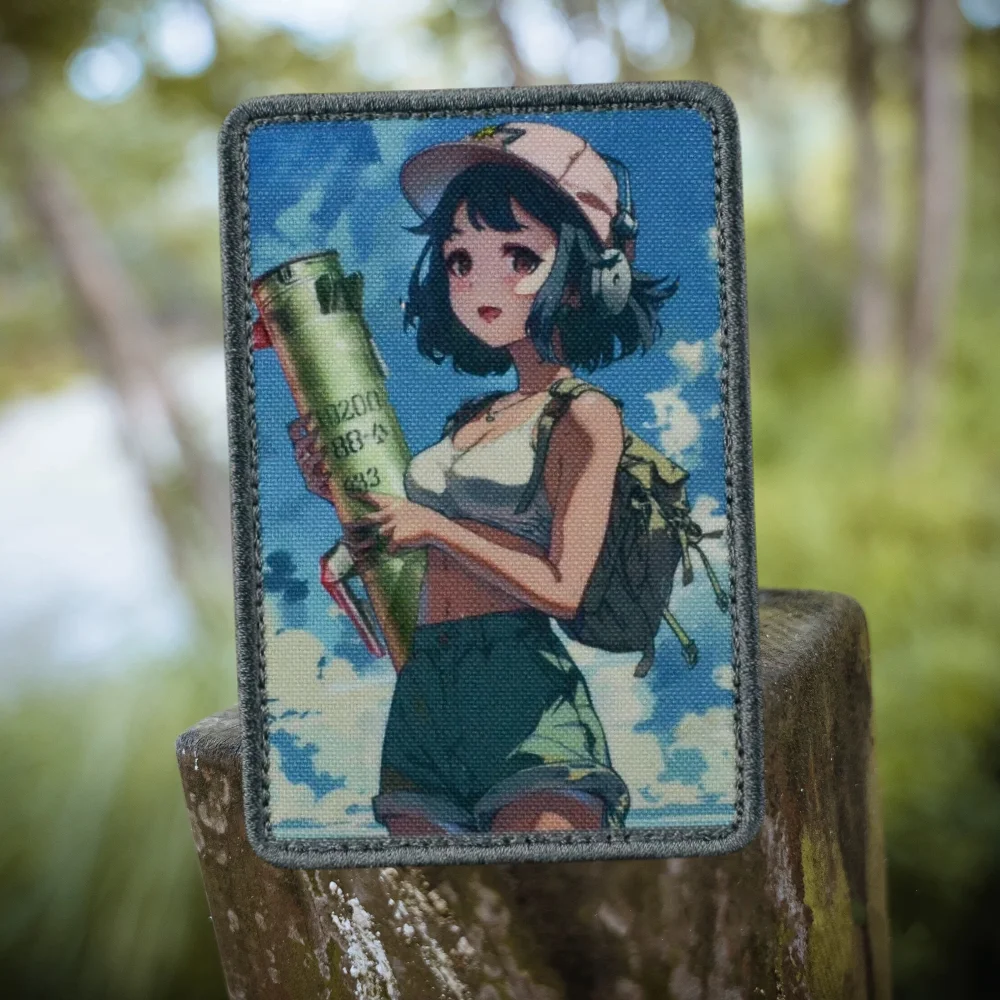 Нашивка шмблби с принтом милые аниме фото и петли нашивки для одежды наклейки на