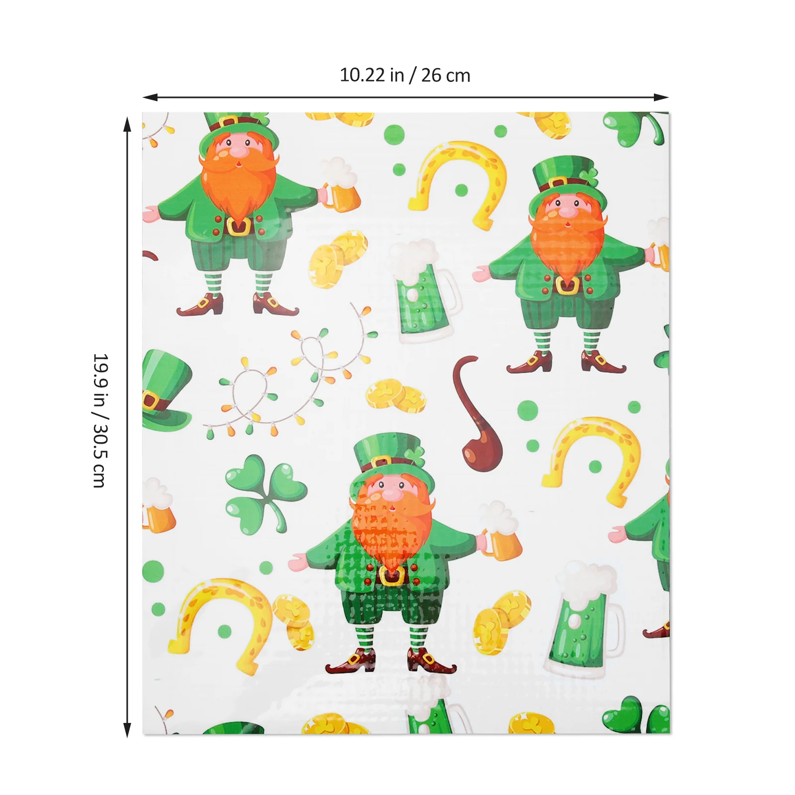 

3 Sheets Heat Transfer Vinyl St. Patrick's Day T Shirts Transfer Papers Iron on Vinyl Sheet