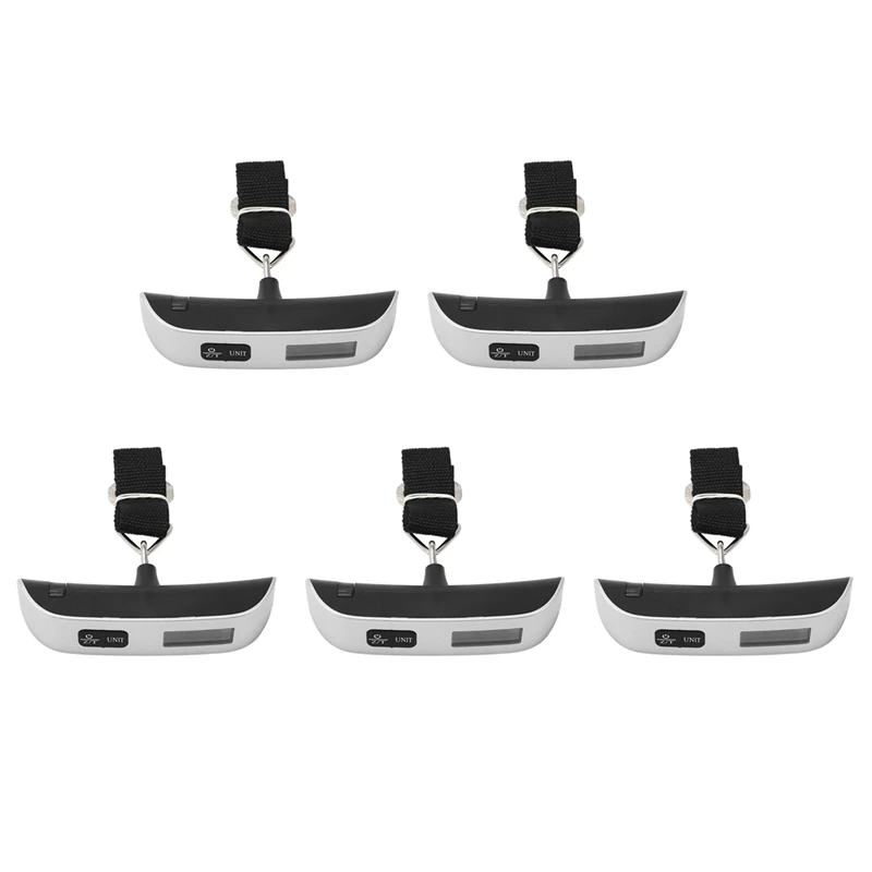 

5X 50Kg X 50G Digital LCD Handheld Luggage Baggage Weight Scale Thermometer CNIM Hot