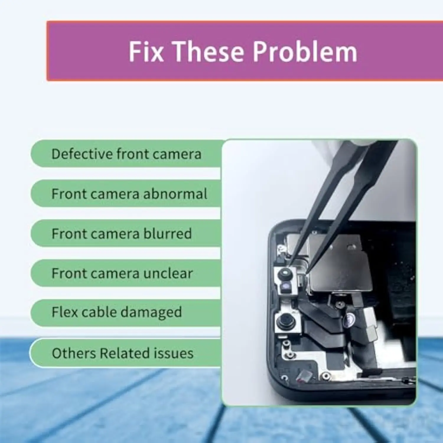 Передняя камера для Iphone 6 6S 6SP 6P 7P 8 8P X XS MAX XR сменный объектив металлический корпус