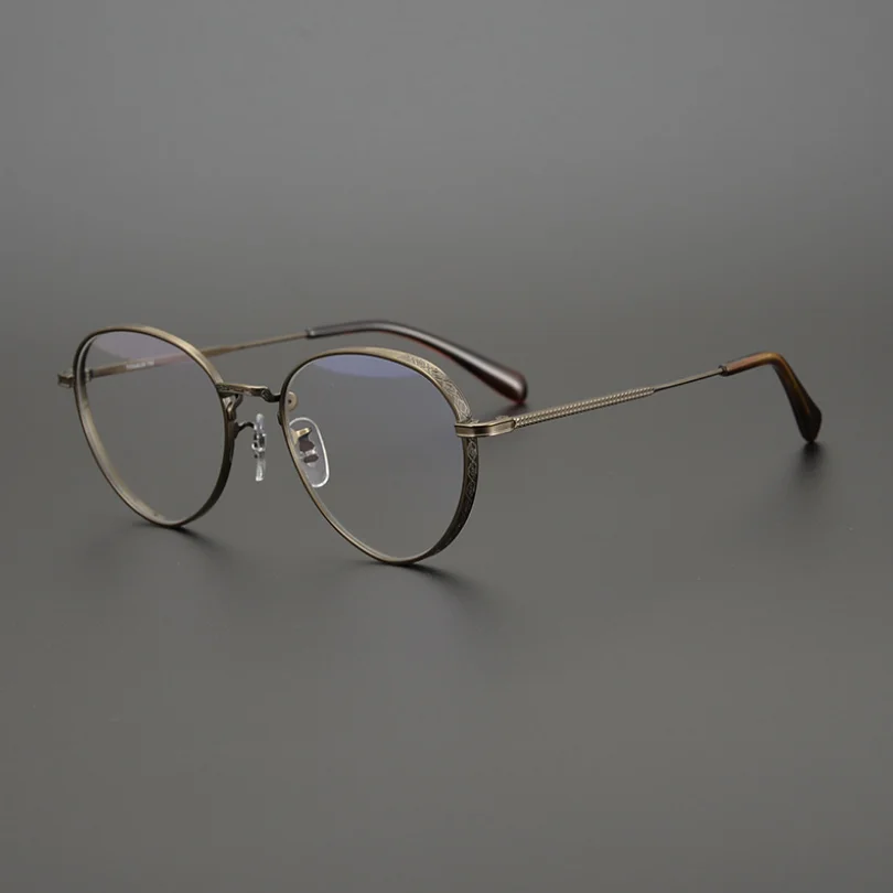 

Прогрессивные многофокальные очки для чтения для мужчин и женщин, ретро-очки из чистого титана, из ацетата, в винтажном стиле, для дальнего зрения