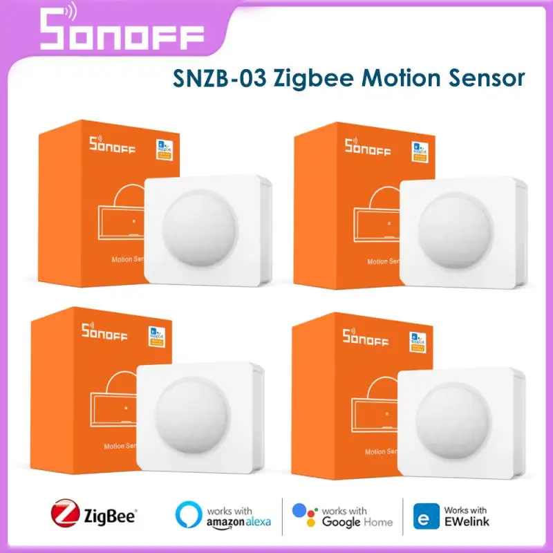 

SONOFF SNZB03 Zigbee Motion Sensor Handy Smart Device Detect Motion Trigger Alarm For ZBBridge EWelink App Alexa Google Home
