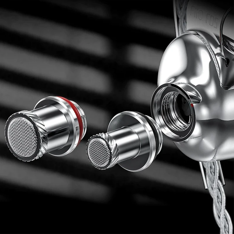 Флагманские динамические наушники FIIO FD5 со сменными звуковыми трубками