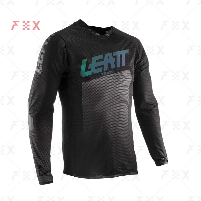 

2022 Men's Downhill Jerseys Mountain Bike MTB Shirts Offroad DH Motorcycle Jersey Motocross Sportwear Clothing Team Leatt FXR