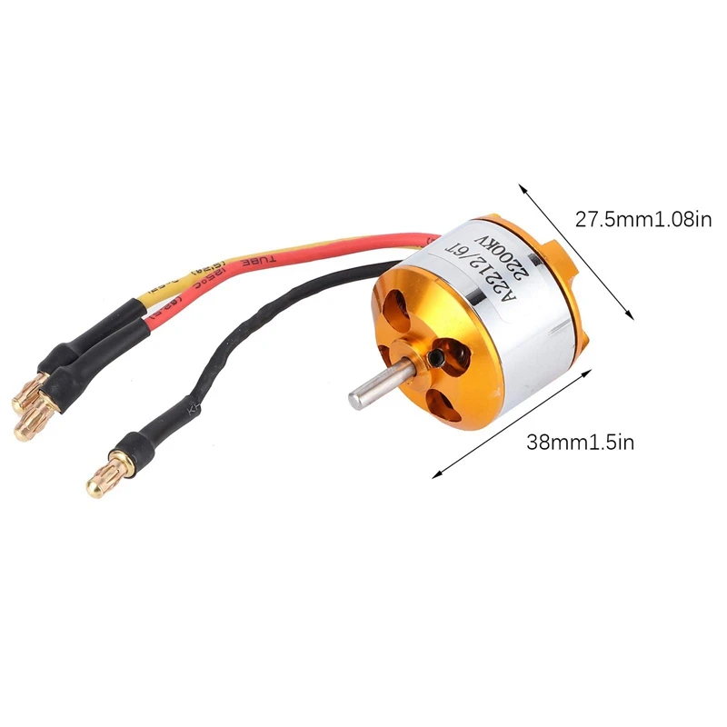 2212 KV2200 двигатель + 40A бесщеточный ESC XT60 Радиоуправляемый как показано на рисунке
