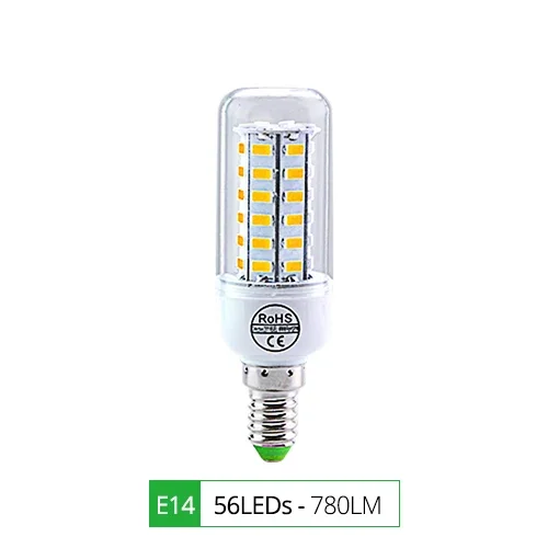 

Светодиодная лампа кукуруза E27/E14 220В SMD 5730 24/36/56/72LED