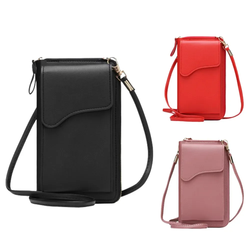 

Women's Small Crossbody Shoulder Bags PU Leather Female Cell Phone Pocket Bag Ladies Purse Card Clutches Wallet Messenger Bags