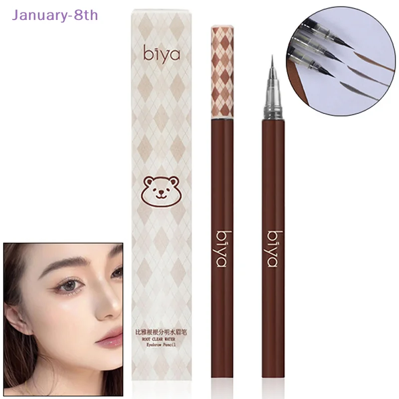 1 шт. ультратонкий карандаш для бровей тени лежащая подводка глаз из шелкопряда