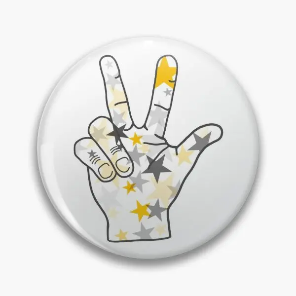 Мягкая булавка Vandy Hand Sign креативная забавная на лацкан для влюбленных