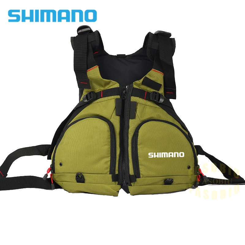 

Shimano Fishing Vests Outdoor Professional Kayak Life Jacket Safety Floatation Buoyancy Rescue Drifting Breathable Vest