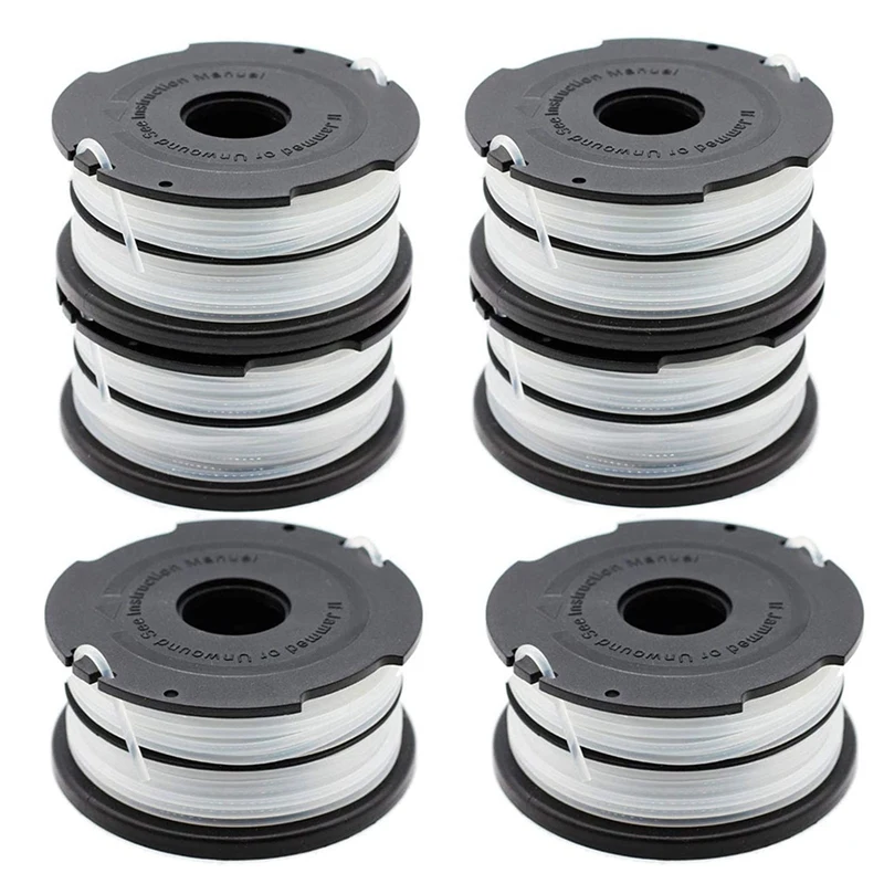 

DF-065 String Trimmer Spool Compatible With Black+Decker GH710 GH700 GH750 DF-065-BKP Weed Eater Refills Line 0.065 Inch