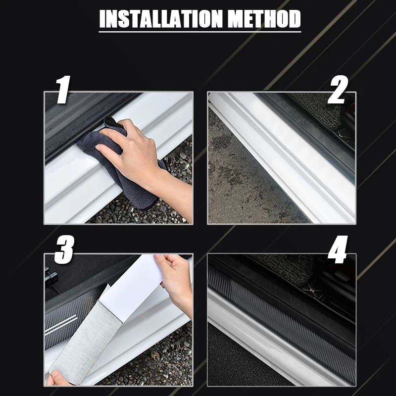 4 шт. для Toyota Land Cruiser 100 LC100 J100 1998 1999 2000 2001 - 2002 2003 2004 2005 2006 2007 Накладка на порог