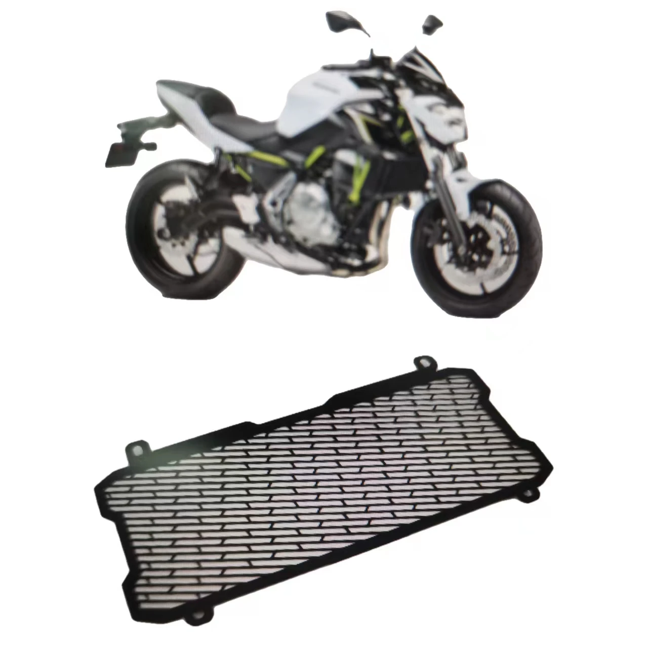 

Для Kawasaki Z650 17-19 модификация мотоцикла 02 Gsxr 600 запчасти Honda Grom Защитная крышка радиатора резервуара для воды сетка