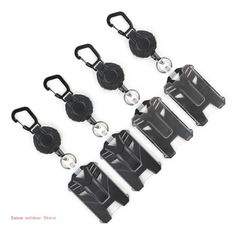 Набор стягивающихся держателей для бейджей набор брелков держатель тактических